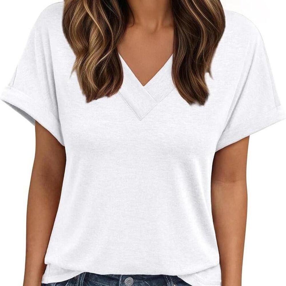 Brand new - Automet Women's White Short-Sleeve T-shirt